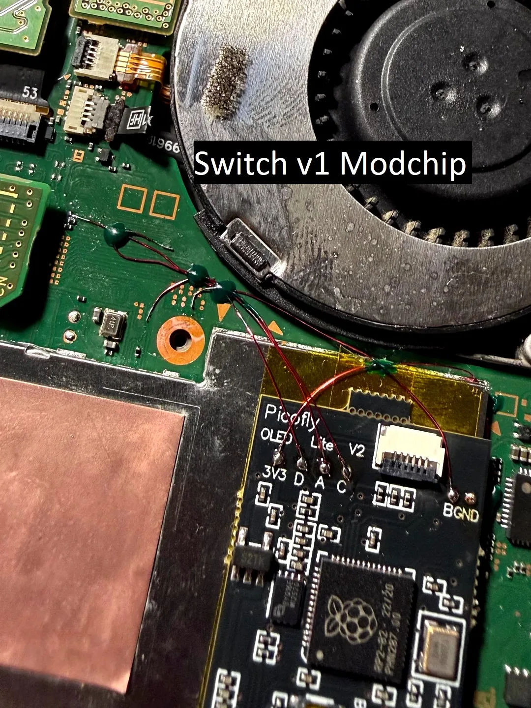 Modchip Installation photo 2
