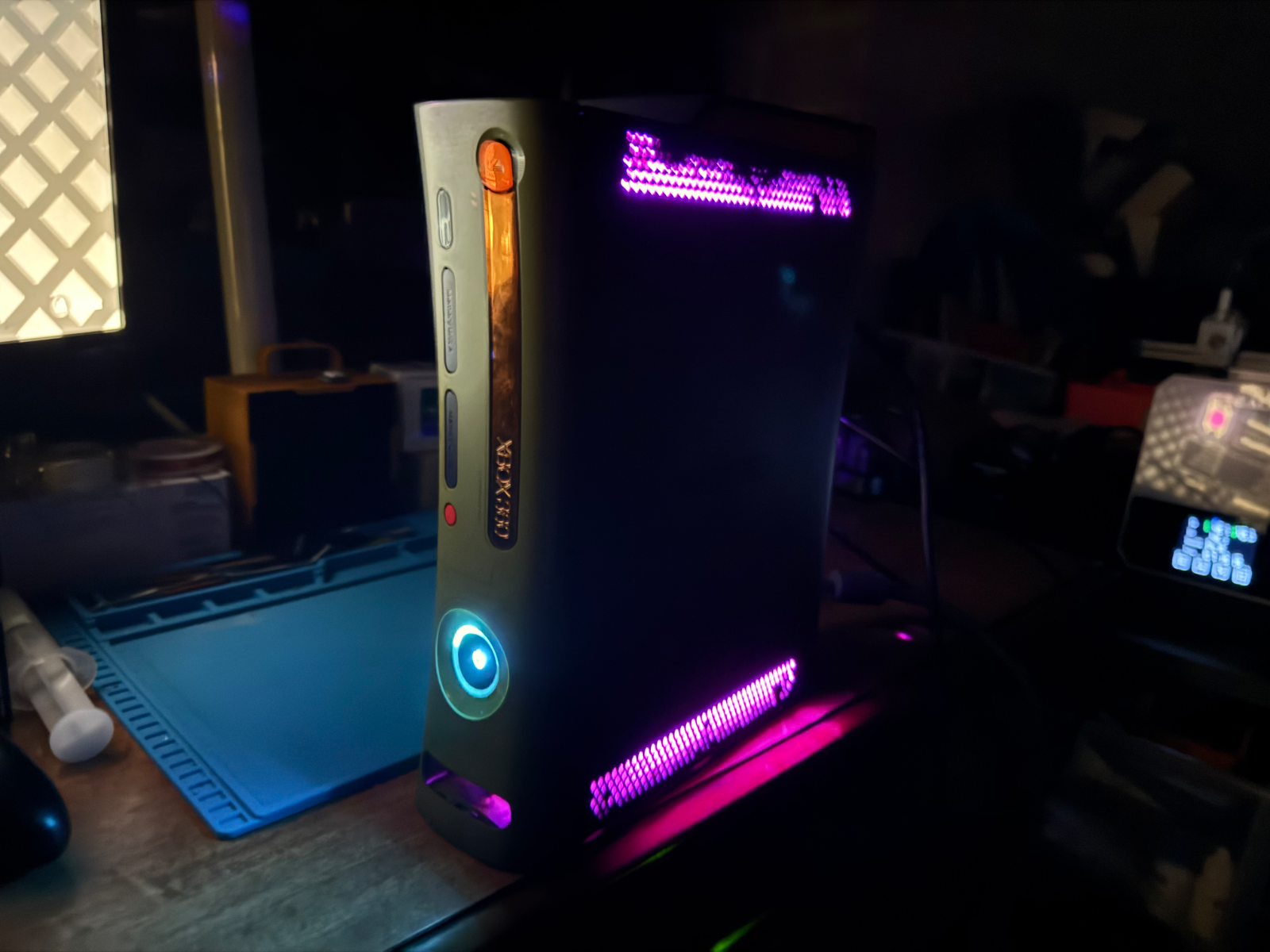 Add Leds to inside of console photo 3